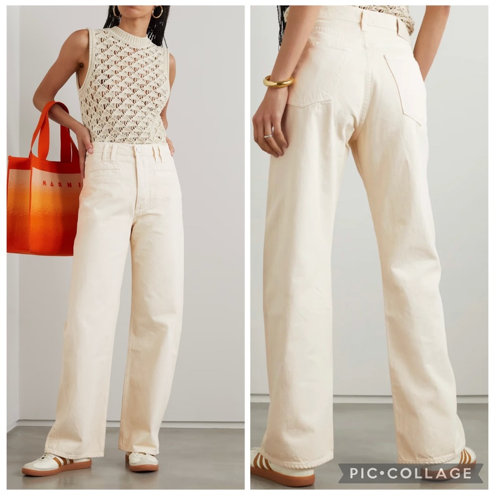 CITIZENS OF HUMANITY - GAUCHO JEANS IN MARZIPAN SZ 32 MSRP$298